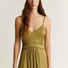 Fashion Scalpers Vestido Slip Frunces