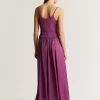 Fashion Scalpers Vestido Slip Frunces