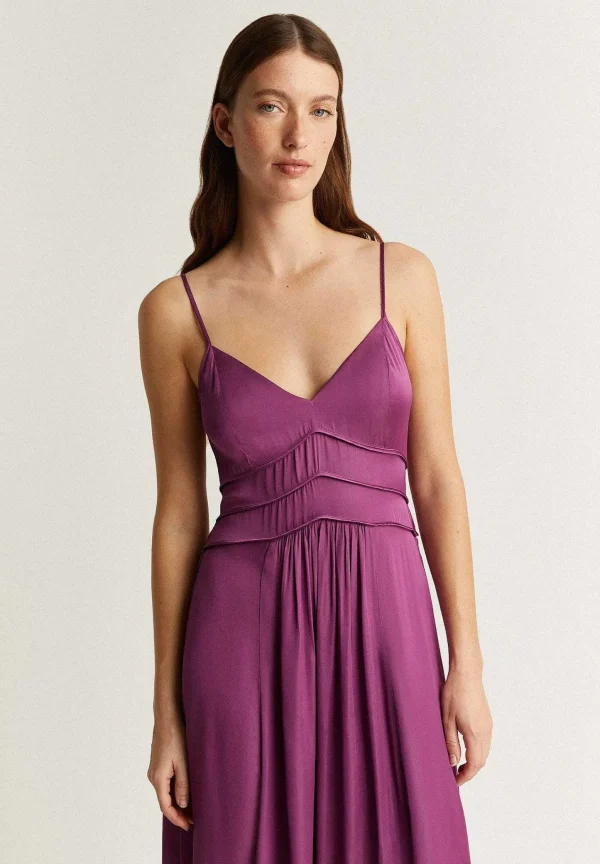 Fashion Scalpers Vestido Slip Frunces