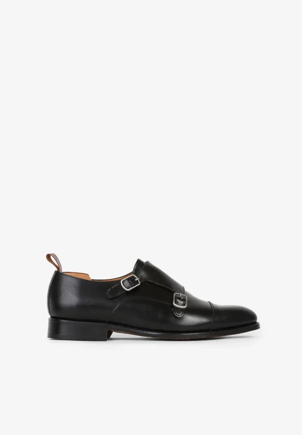 Sale Scalpers Zapatos Double Monk Vestir Piel