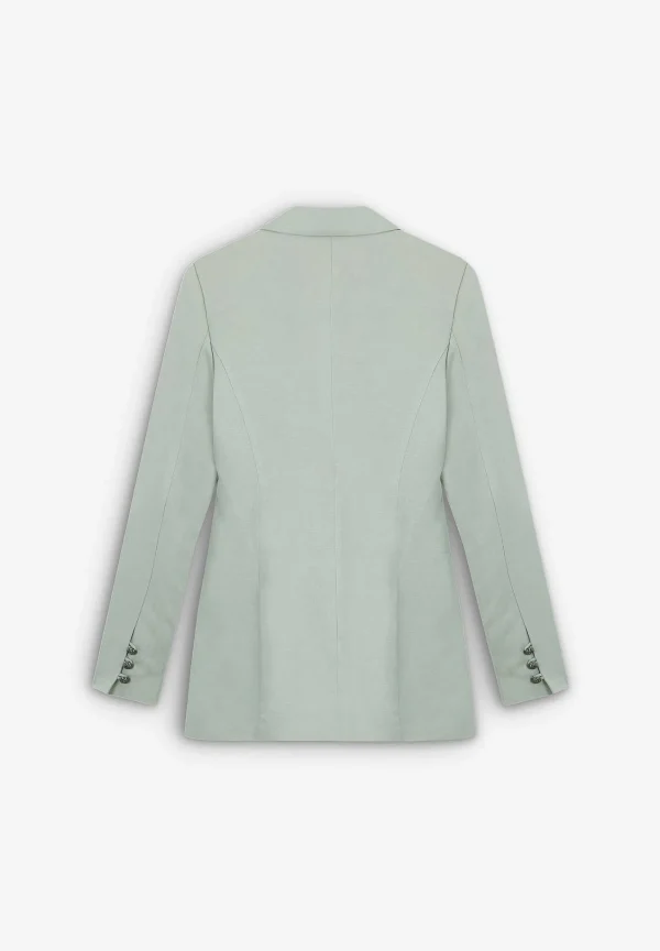 Fashion Scalpers Blazer Cruzada Detalle Cierre