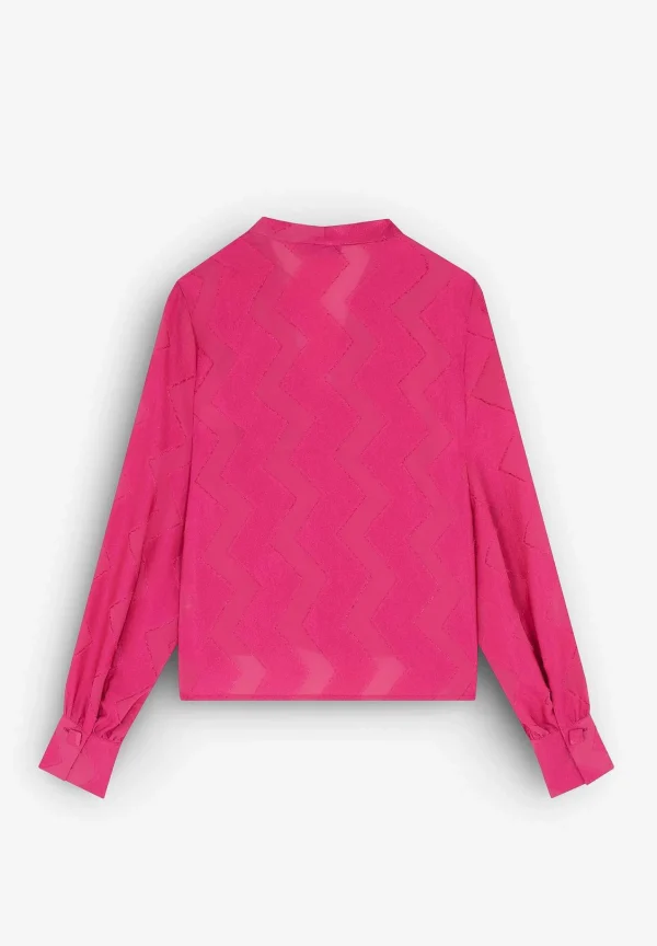 Best Scalpers Blusa Jacquard Zigzag