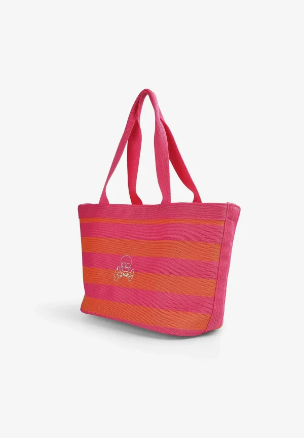Cheap Scalpers Bolsa Rayas Calavera Bordada