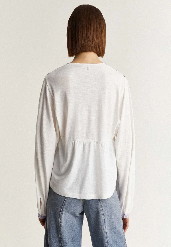 Clearance Scalpers Camiseta Detalles Bordados