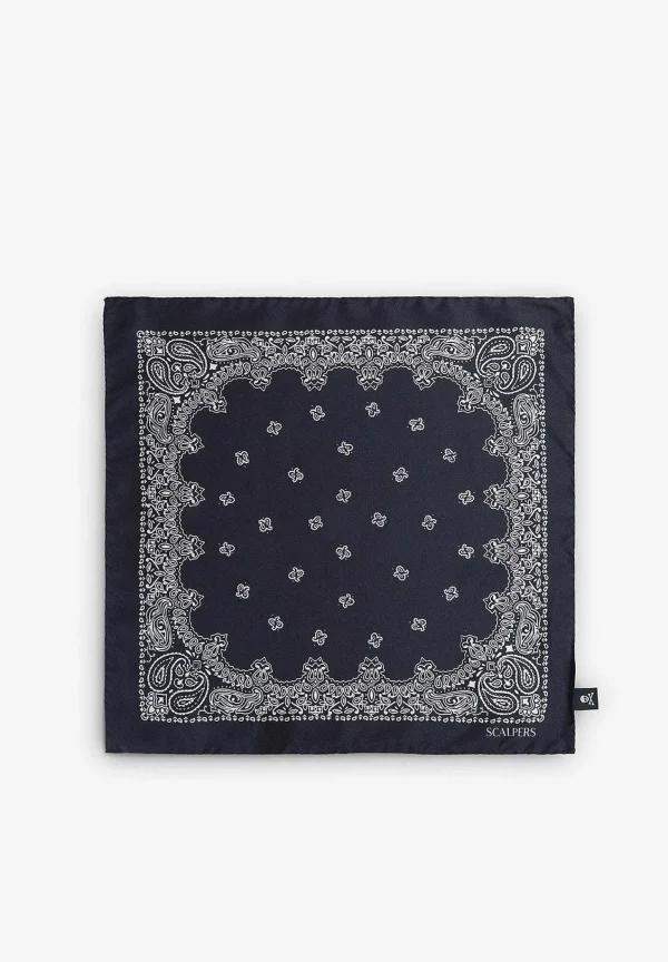 Flash Sale Scalpers Panuelo Seda Estampado Paisley