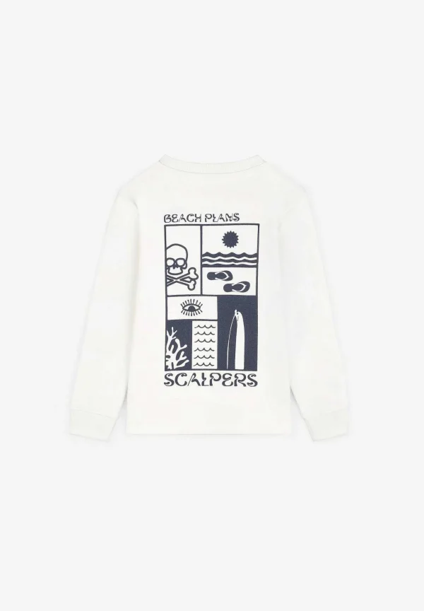 Cheap Scalpers Sudadera Print Contraste