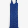 Best Scalpers Vestido Midi Crochet Tirantes