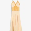 Flash Sale Scalpers Vestido Midi Lencero Saten